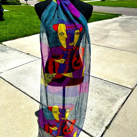 🔥🔥SOLD🔥🔥Picasso Scarf - Picture 3 of 3